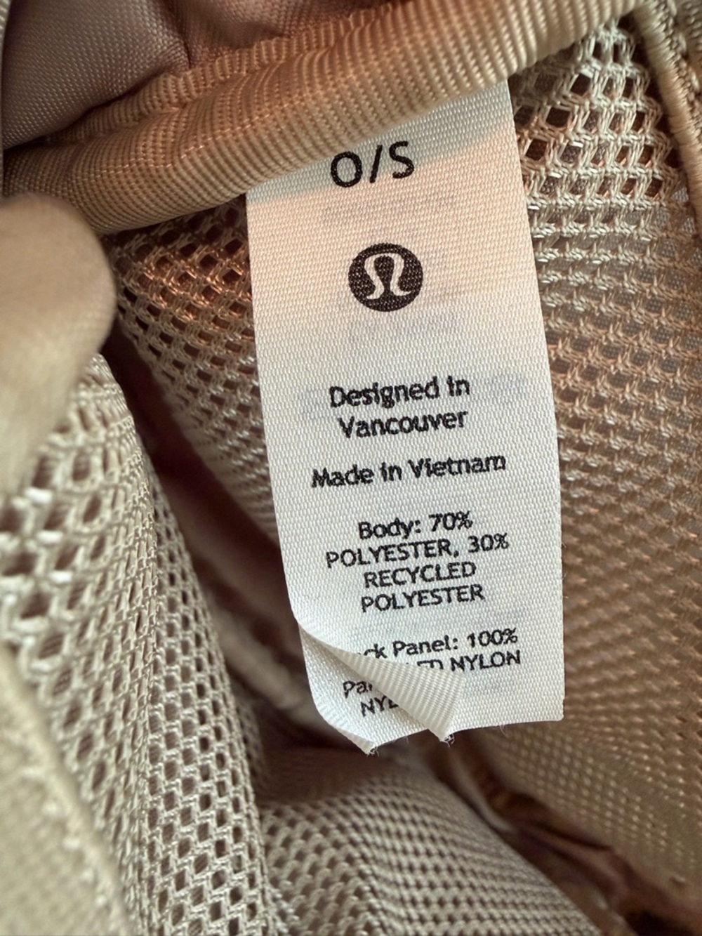 Lululemon Sherpa Crossbody Beige Cream Belt Bag 8x6" Fanny Pack - Picture 8 of 8